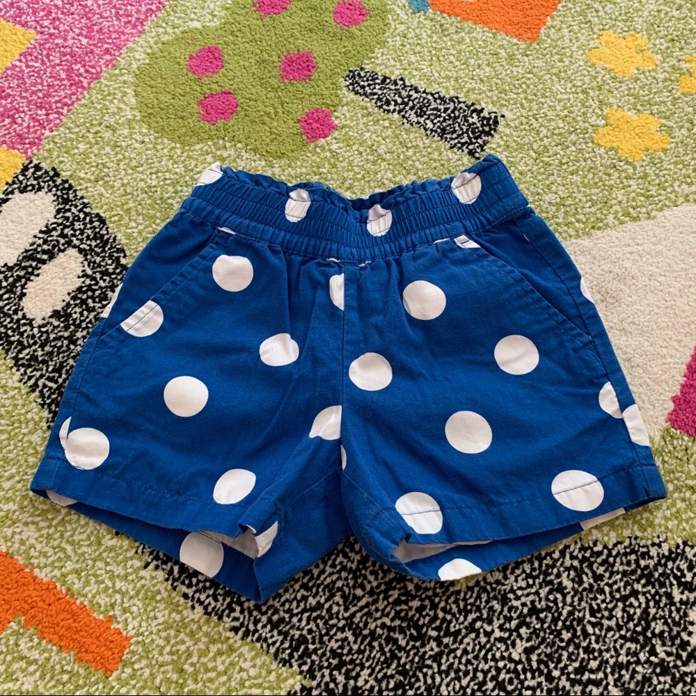 Hanna Andersson Polka Dot Shorts Pockets Size 5